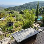 Maison & Piscine Privee Vue Panoramique Tres Calme Independant Casa de Férias