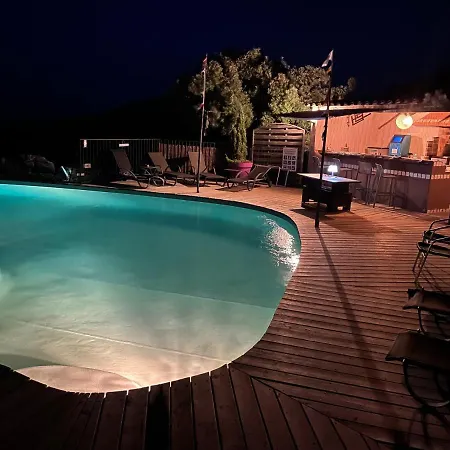 Maison & Piscine Privee Vue Panoramique Tres Calme Independant 펜션 포르토베쉬오