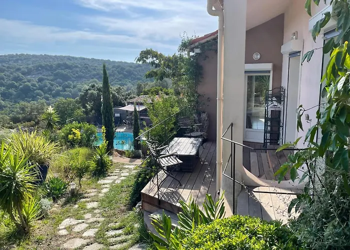 Maison&piscine Privée Vue Panoramique Très Calme Indépendant Porto Vecchio