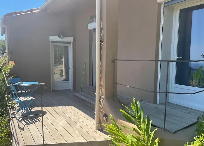 Maison&piscine Privée Vue Panoramique Très Calme Indépendant Porto Vecchio