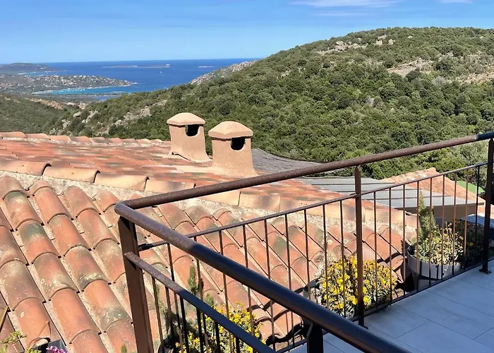 Maison&piscine Privée Vue Panoramique Très Calme Indépendant Porto Vecchio