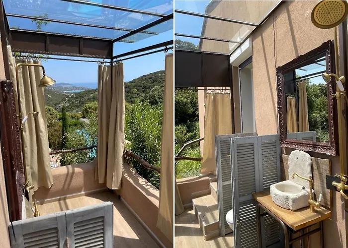Maison&piscine Privée Vue Panoramique Très Calme Indépendant Porto Vecchio
